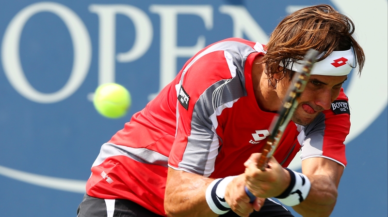 David Ferrer (above) took over three hours to dispose of Lleyton Hewitt