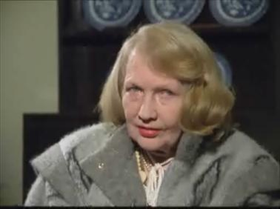 Hilda Moriarty pictured in 'Gentle Tiger' broadcast on 30 November 1987.