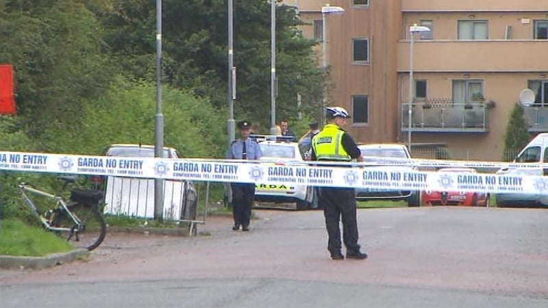 Gardaí sealed off the scene in Clongriffin