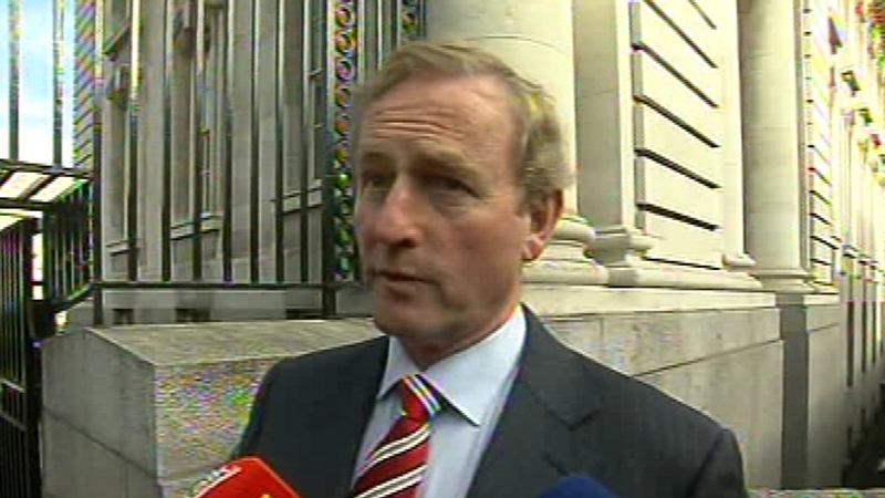 Enda Kenny played down reports of a rift within the Coalition