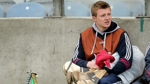 Joe Canning sat the game out as a precaution after a shoulder injury. He watched on as the Tribesmen won 5-19 to 4-12