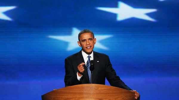 Mr Obama rejected Mitt Romney's policies, saying they were heartless
