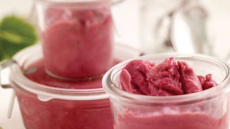 Catherine Fulvio's Blackberry and Raspberry Yoghurt Ice Cream
