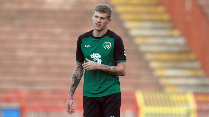 James McClean said he let 'frustration' get the better of him
