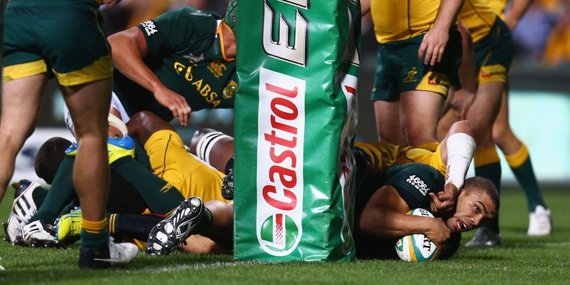 Bryan Habana crossed the whitewash for South Africa'a only try