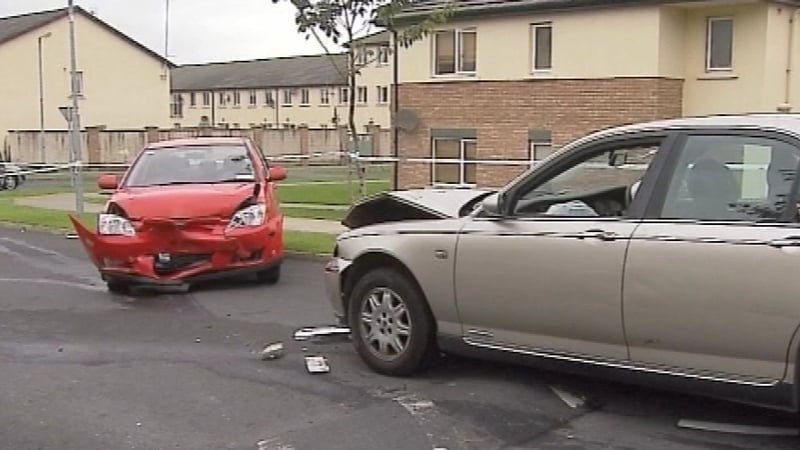 Two gardaí were injured after their car was rammed in Castletroy