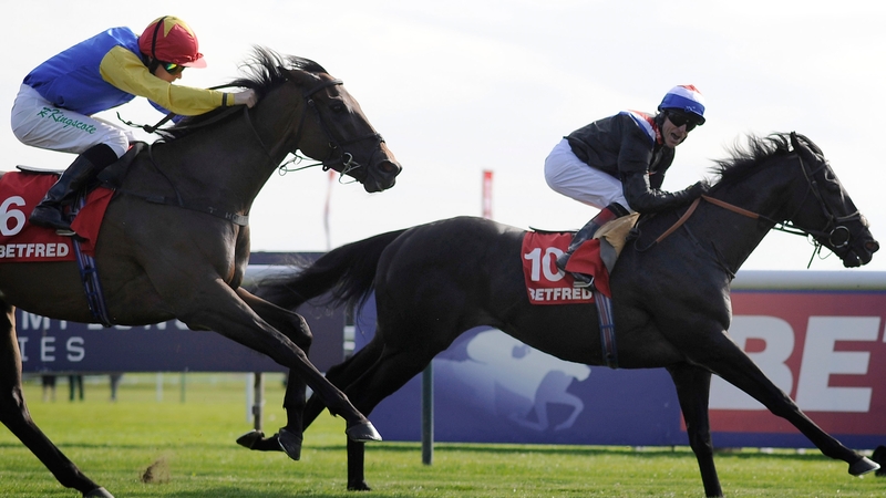 Kieren Fallon led Society Rock to victory at Haydock