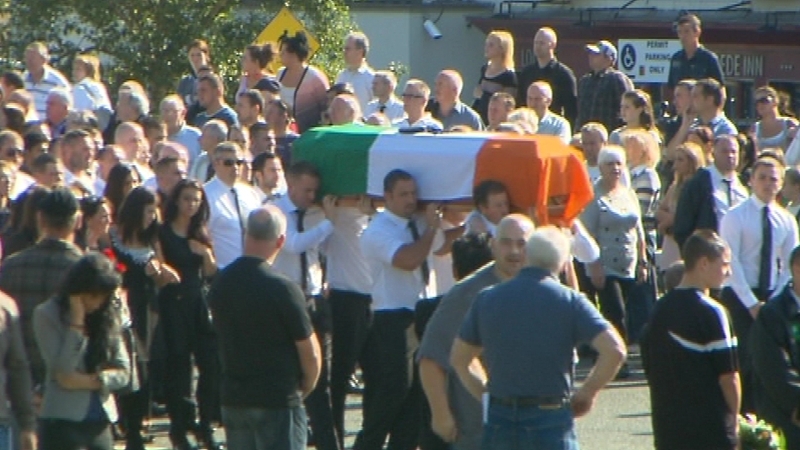 Hundreds of people attended the funeral of Alan Ryan