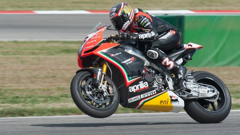 Max Biaggi leads the Superbike World Championship
