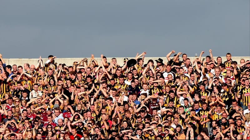 Kilkenny fans enjoying the occasion on Hill 16