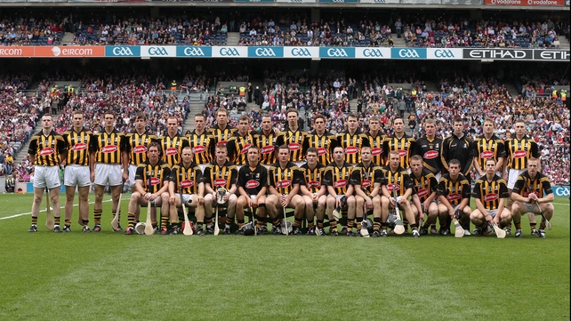 The Kilkenny side pose for their team photo