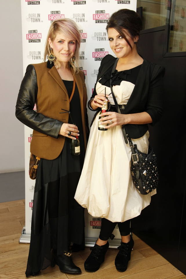 Linda and Jill Blanc at the Moët & Chandon champagne reception