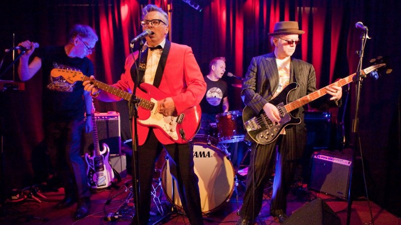 The Radiators from Space in action last Saturday night