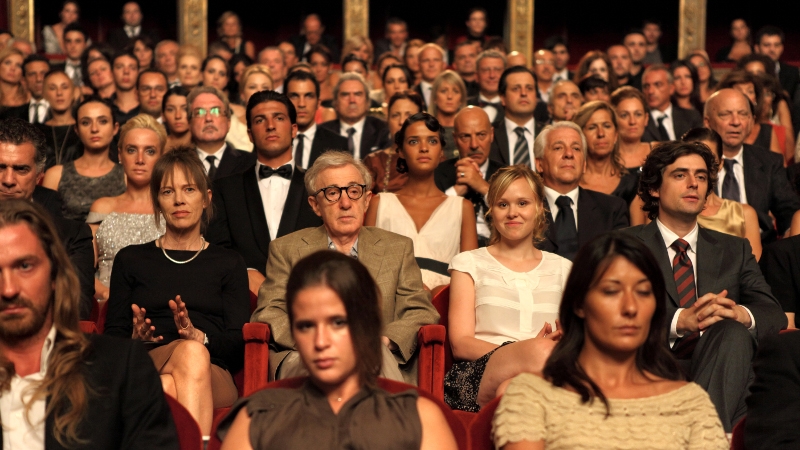 Woody Allen plays a retired opera director