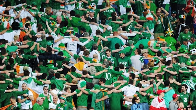 Irish fans take Poznan by storm, but the team lose 3-1 to Croatia in their opening game of Euro 2012