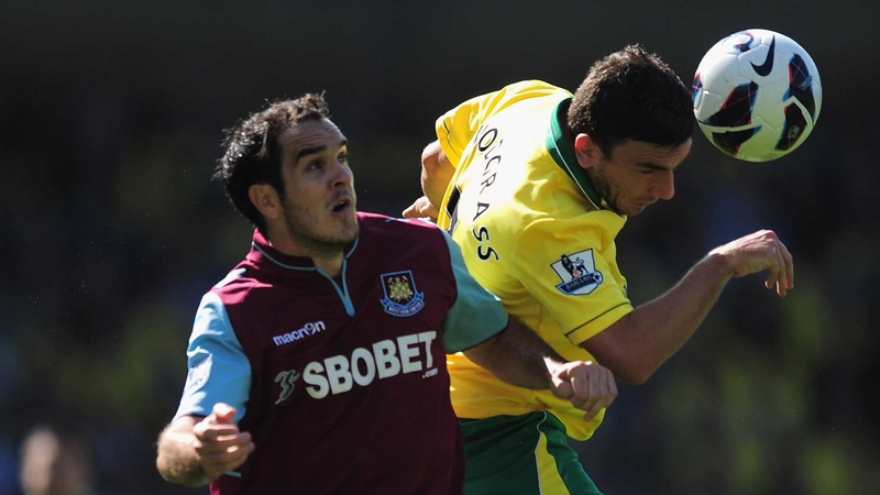 Joey O'Brien in action for West Ham United
