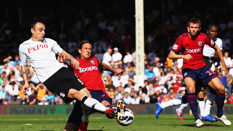 Dimitar Berbatov was dangerous throughout the game in his full debut for Fulham