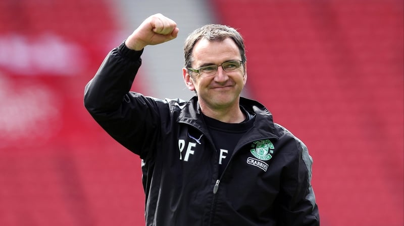 Pat Fenlon was happy that his Hibs side build on their draw with Celtic