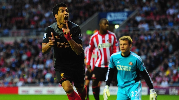 Luis Suarez earned a point for Liverpool