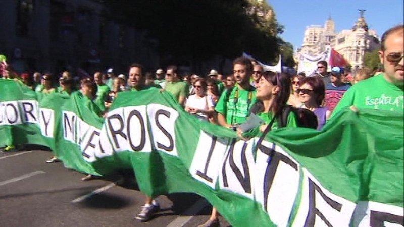 Marchers said they had to stop the government ruining the country