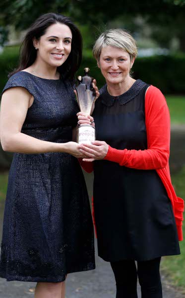 Gill Waters with Gráinne Seoige