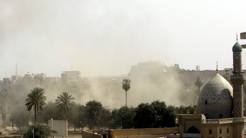 The Green Zone in Baghdad is heavily fortified