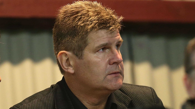 Brian Laws in Hunky Dory Park tonight as he watched EA Sports Cup final opponent Drogheda United