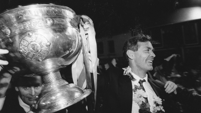 Brian McEniff with the Sam Maguire