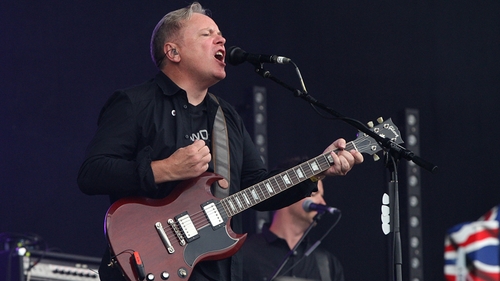 Bernard Sumner front man with New Order