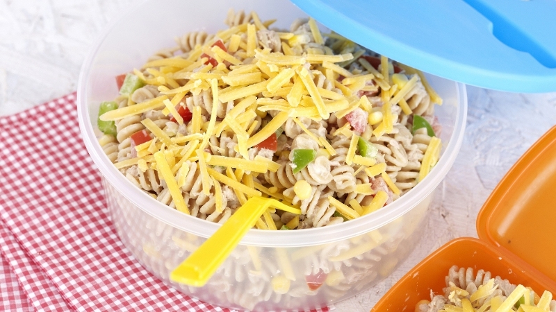 Cheesey Tuna and Sweetcorn Pasta Salad