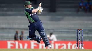 Paul Stirling was out in the fourth over