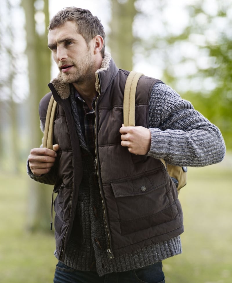 An example of a gilet from Marks & Spencer, in store now!