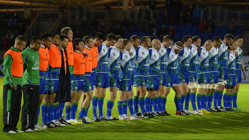 The teams observed a minute's silence for Nevin Spence before game