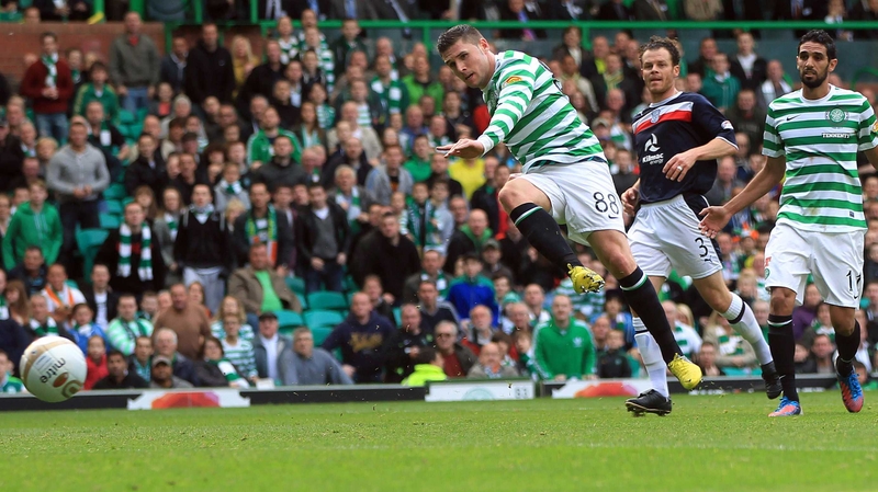 Gary Hooper was again on target for the Bhoys