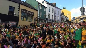 The good people of Ballyshannon, Co Donegal, were watching the game