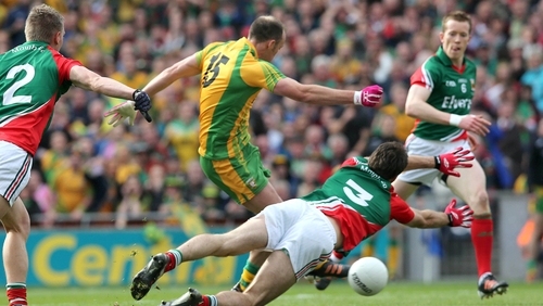 It got even better for the Ulster champions when Colm McFadden buried their second goal