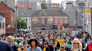 Meanwhile, thousands of fans were making their way to Croke Park
