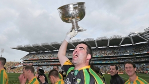 Donegal goalkeeper Paul Durcan savours the moment