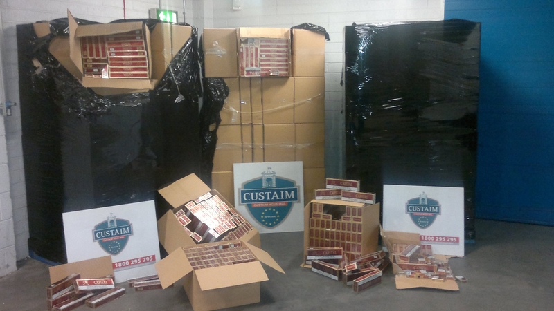 The cigarettes arrived on a vessel from Zeebrugge in Belgium