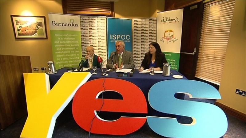 The Yes for Children campaign was launched in Dublin this morning