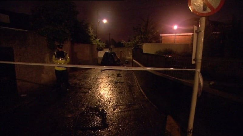 The car used in the shooting was found burned out on O'Curry Avenue