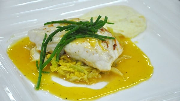 Pan Fried Fillet of Turbot with Truffled Celeriac