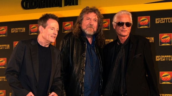 Jones, Plant and Page in London last Friday