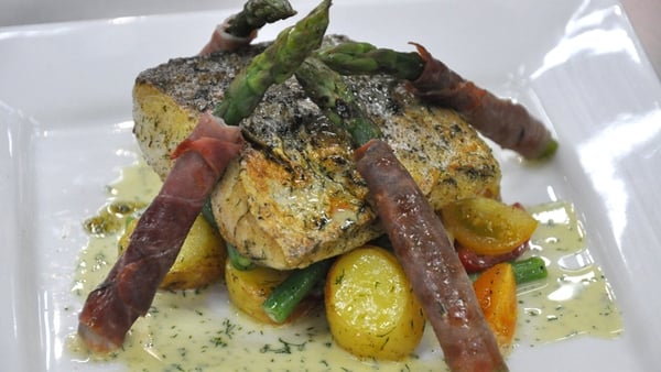 Pan-fried fillet of Carlingford Hake