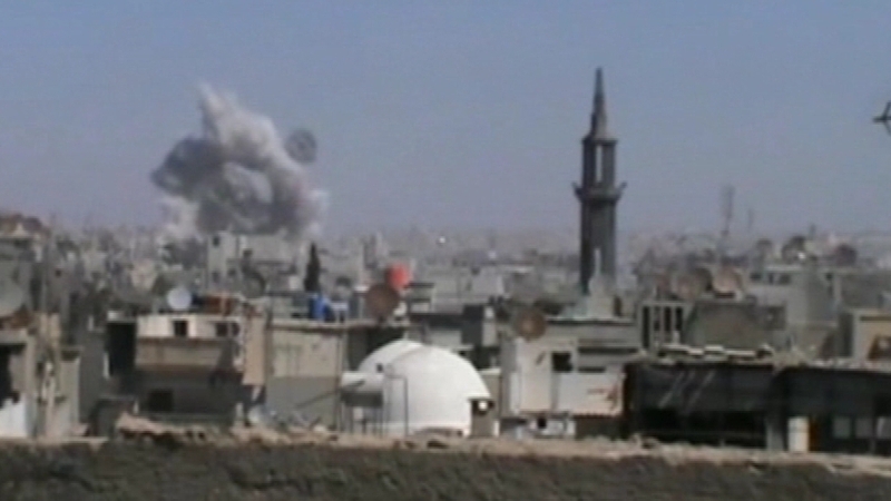 Homs pictured in September