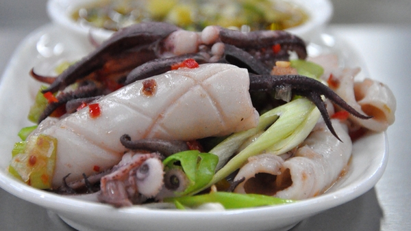 Salt and Chilli Squid with Umami dipping Sauce