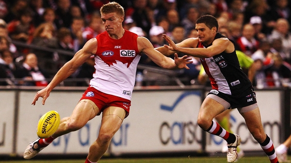 Walsh will have to watch on as Sydney bid for their first title since 2005
