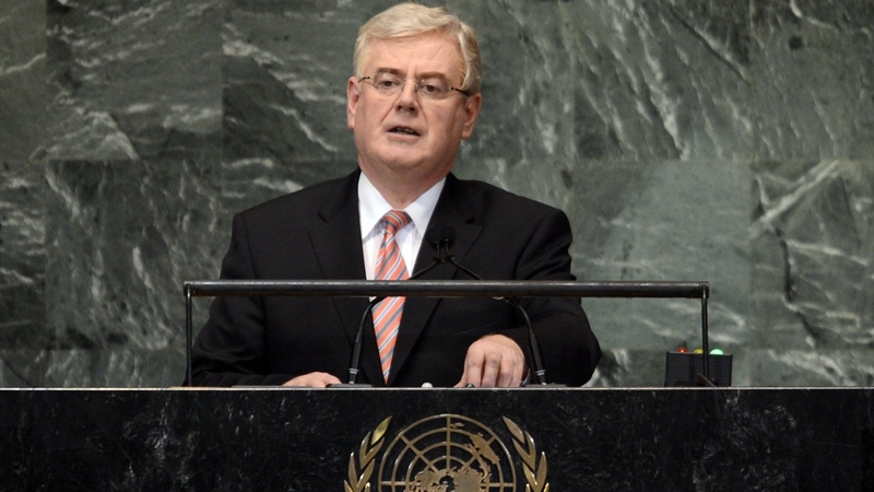 Eamon Gilmore said Ireland would like to see those suspected of war crimes brought to the ICC