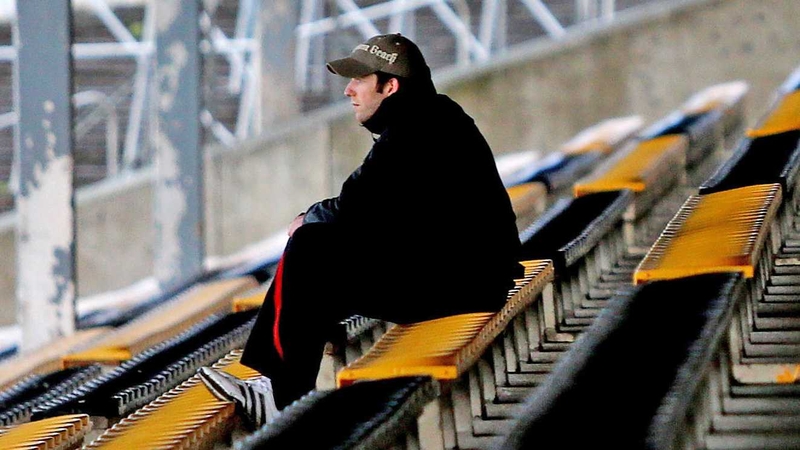 Michael Rice has to watch from the stands on Sunday