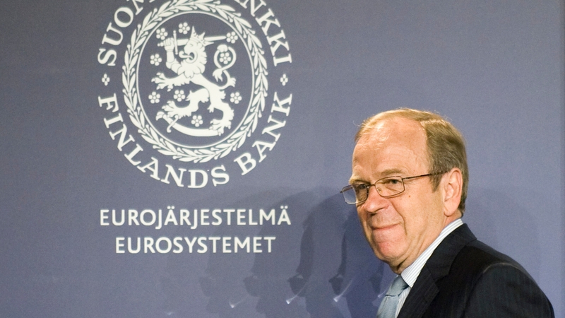 Bank of Finland Governor Erkki Liikanen announces EU bank reform proposals